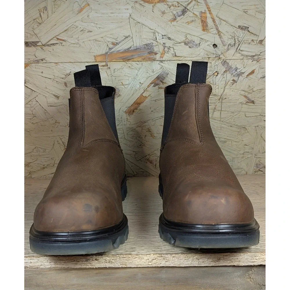 Wolverine I-90 EPX Chelsea Work Boots Brown Leather Waterproof W10791 Mens 12